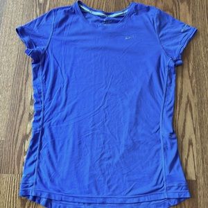Nike Dri-FIT Logo Women's Training Shirt Large Light Purple